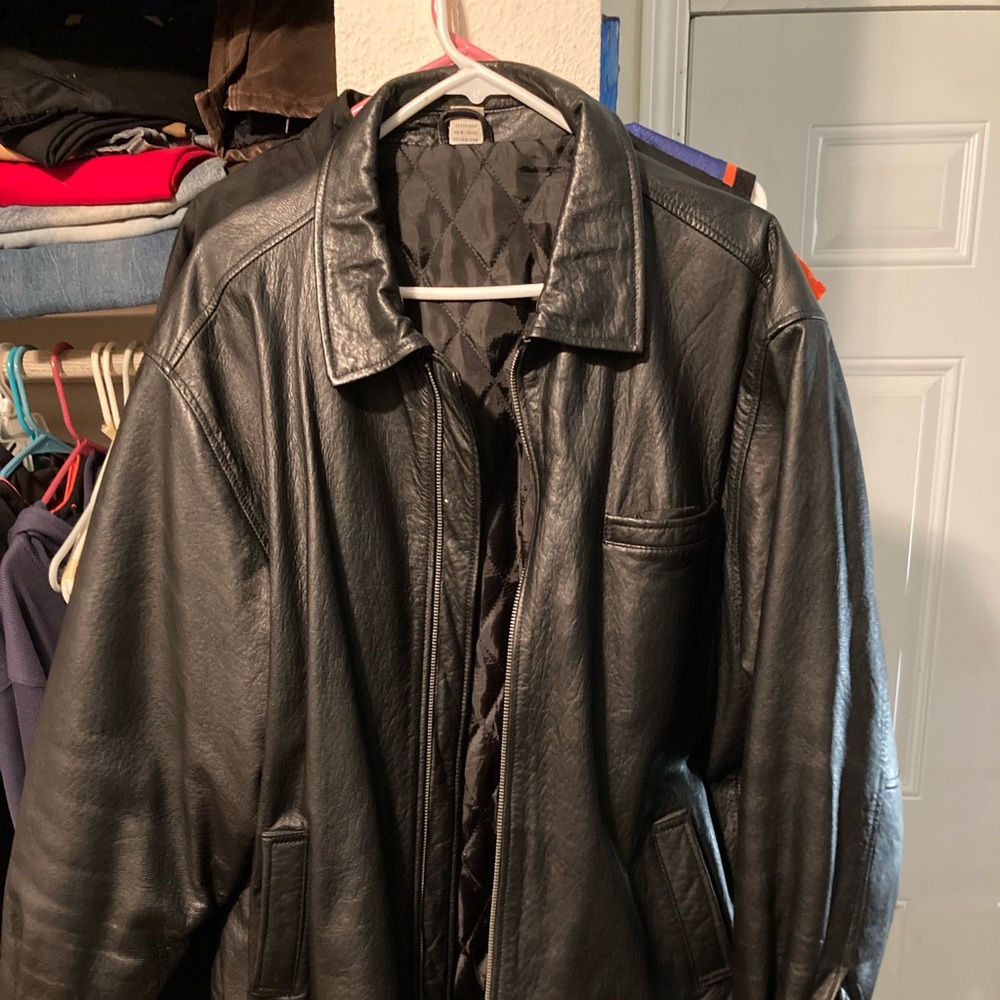 Mens leather jacket